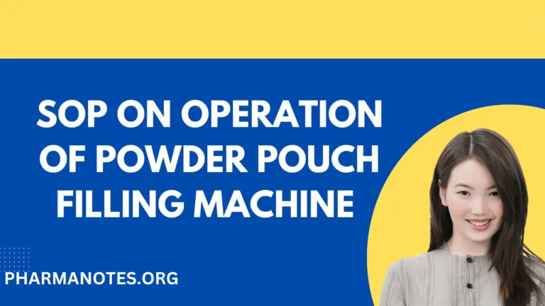 SOP-on-Operation-of-Powder-Pouch-Filling-Machine 