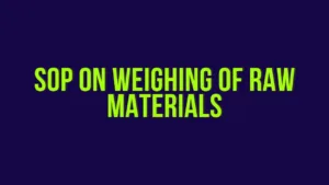 SOP-on-Weighing-of-Raw-Materials