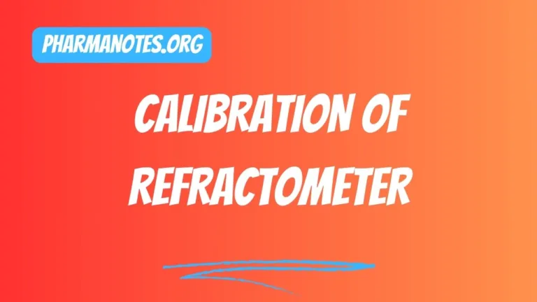 Calibration of Refractometer