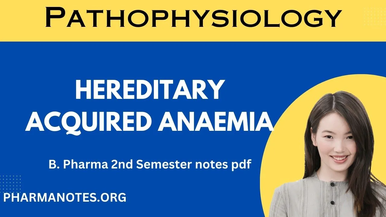 hereditary-acquired-anaemia-b-pharma-2nd-semester-pathophysiology