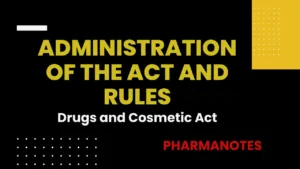 Administration of the act and rules