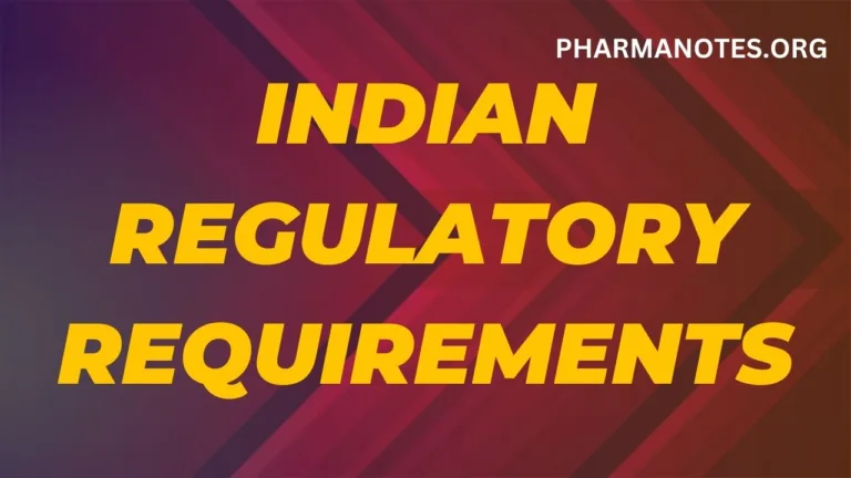 Indian Regulatory Requirements