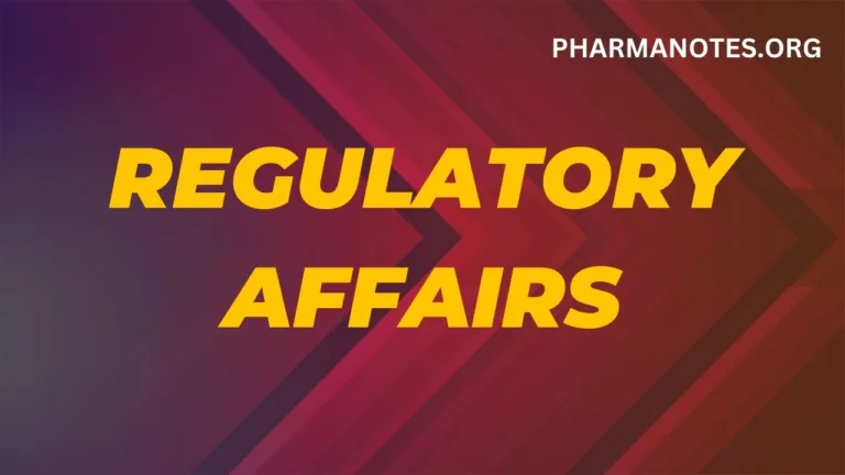 Regulatory Affairs