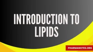 Introduction to lipids