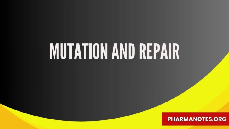 Mutation and Repair