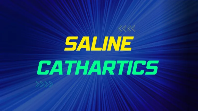 SALINE-CATHARTICS