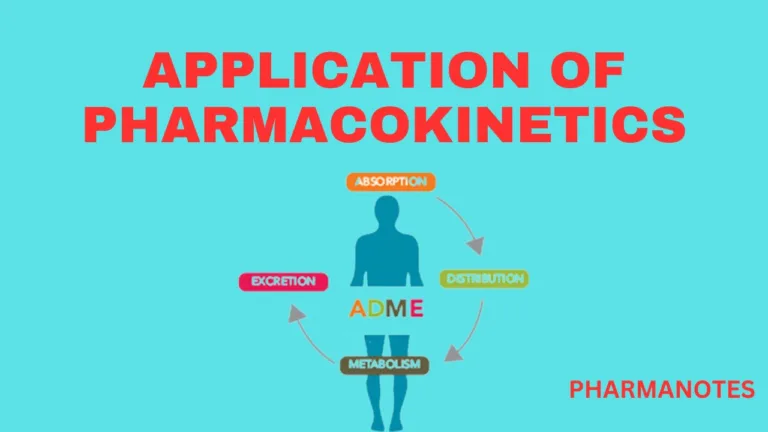 Application of pharmacokinetics