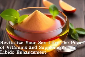 Revitalize Your Sex Life: The Power of Vitamins and Supplements for Libido Enhancement
