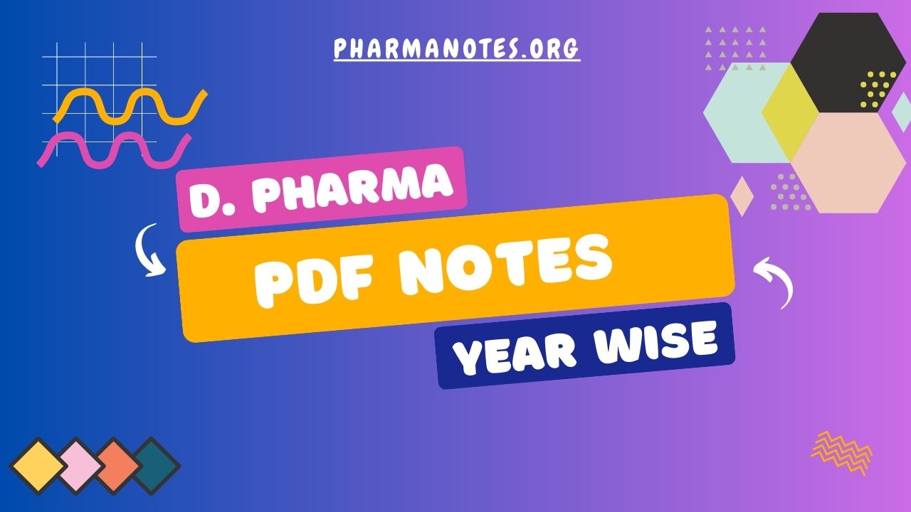 D Pharma Notes pharmawalla.com