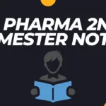 B Pharma 2nd semester notes