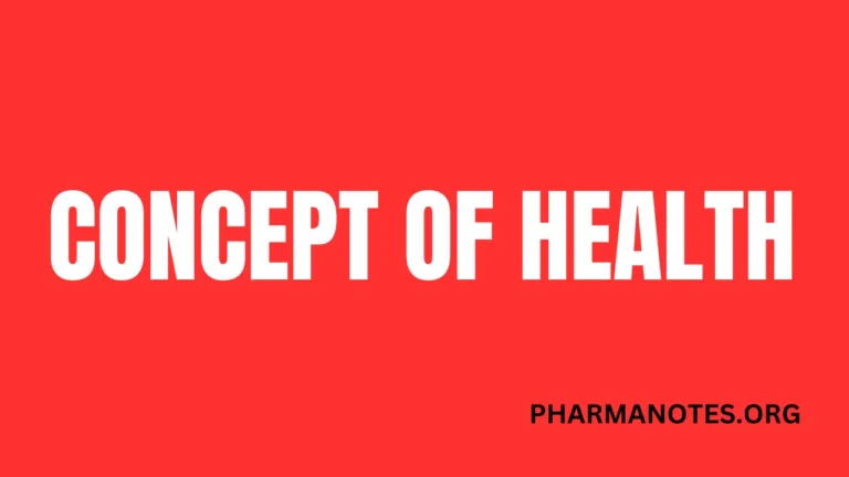 CONCEPT OF HEALTH