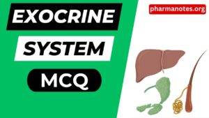 Exocrine Glands MCQs in Hindi and English