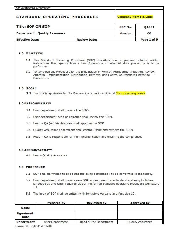 Pharmaceutical Quality Assurance SOP Bundle - Image 5